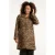 Smashed Lemon Bouclé dierenprint jas in camel en zwart |
