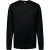 No Excess Pullover Crewneck Solid Knit Black