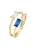 ELLI PREMIUM Ring  blauw / goud