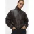 VERO MODA imitatieleren jasje donkerbruin