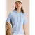 Shirt met capuchon en textuur