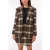 Scotch & Soda Lurex Plaid Blazer Hot Fudge