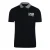 Cavalli Class Gestreepte Kraag Zwart Poloshirt