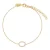 Abrazi gold plated armband Lana