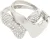 Pilgrim Ring ‘Connect’  zilver / transparant