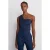 Aansluitende Crop Poplin Blouse Met Asymmetrische Kraag