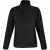 SOLS Dames/Dames Falcon Softshell gerecyclede Soft Shell jas (Zwart)