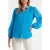 Forever New Amelia Button Down Blouse Vivid Cornflower