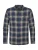 Petrol Industries Overhemd  blauw / grijs / wit