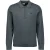 No Excess Pullover Polo Half Zipper Solid Knit Dark Steel