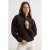 TRENDYOLMİLLA Dames Bruin Effen Lang, Getailleerd Sweatshirts