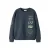 NAME IT KIDS rechtvallende sweater met print – grijsblauw