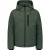No Excess Jacket Short Fit Hooded Padded Dark Steel