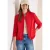 Cecil Dames Blouson met trekkoord en mesh details in Rood