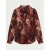 Elvira Collections gebloemde blouse – donkerrood