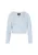 faina Gebreid vest ‘Fashion Look’  lichtblauw / goud / transparant