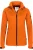 HAKRO 248 Dames Softshell Jas oranje, Effen