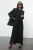 Trendyol Modest Dames Zwart Effen Maxi Mouwloos Casual Recht Modest Jurken