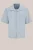 WE Fashion – Heren relaxed fit seersucker overhemd – Relaxed Fit – Lichtblauw –
