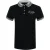 Love Moschino Heren Hart Katoen Logo Poloshirt (Zwart)