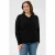 Kaffe Curve pullover met wol zwart