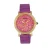 Bertha Courtney horloge met leren band en opaal wijzerplaat