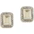 OTAZU Golden Square Earrings