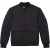 The Kooples Bomber Bi-matiere Satin Black