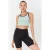 Geribbelde Mouwloze Crop Top