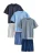 Next Pyjama kort  navy / lichtblauw / donkerblauw / grijs gemêleerd