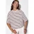 Oversized Gestreepte Katoenen Crew Neck T-shirt