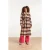 Smashed Lemon 23638 damesjas geruit patroon met trenchcoat silhouet |
