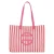 TOM TAILOR Shopper ‘Romy’  rosa / wit