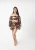 Elara Rok  beige / groen / rood
