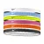 Nike Flex Classic Hoofdband (Set van 6) (Veelkleurig fluorescerend)