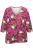 Ulla Popken Shirt  oranje / fuchsia / zwart / wit