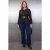 Trendyol Curve Dames Zwart Effen Lang Getailleerd Grote maten Blazers