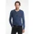 John Varvatos Christie Reverse Printed Henley Navy