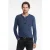 John Varvatos Christie Reverse Printed Henley Navy