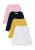 MINOTI Shirt  geel / grijs / pink / zwart