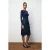Slim Fit Geribbelde Bootneck Blouse