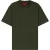 Hugo Boss Heren Zwaargewicht Relaxed Fit T-shirt (Donkergroen)