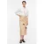 comma lyocell midi rok met ceintuur – beige