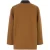 Karamel Katoenen Trenchcoat