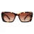 Miu Miu MU07YS VAU6S1 honing havana bruin gradiënt zonnebril