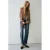 Mango top met print – bruin