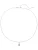 Hey Happiness Ketting ‘Sailboat Sparkle’  zilver