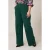 Miss Etam Plus wide leg broek donkergroen