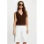 Morgan gilet – donkerbruin