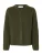 SELECTED Gebreid vest ‘SLFLulu’  olijfgroen
